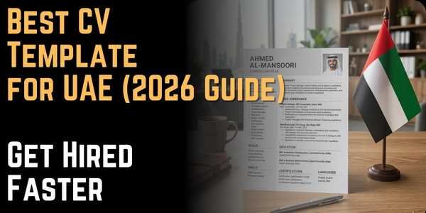 Best CV Template for UAE (2026 Guide) – Get Hired Faster | ATS-friendly CV template